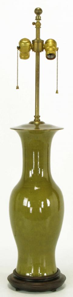 Tischlampen Warren Kessler Mid Century Black Glaze Table Lamp Haus