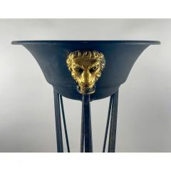 Warren McArthur Art Deco Iron Plant Stand Pedestal Figural Design After Warren McArthur a Pair - 3055096