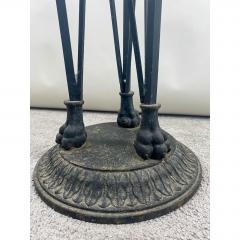 Warren McArthur Art Deco Iron Plant Stand Pedestal Figural Design After Warren McArthur a Pair - 3055107