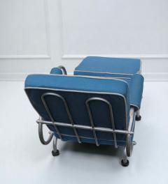 Warren McArthur Corporation WArren McArthur Pair of Chaise Longues Style No 1018 NAMCO Australia 1950s - 4383662