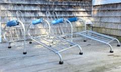 Warren McArthur Corporation WArren McArthur Pair of Chaise Longues Style No 1018 NAMCO Australia 1950s - 4383665