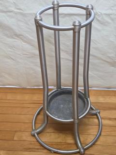 Warren McArthur Corporation Warren McArthur Umbrella Stand Rome NY 1934 Pat Applied For Anodic Aluminum - 4570918