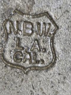 Warren McArthur Corporation Warren McArthur Umbrella Stand Rome NY 1934 Pat Applied For Anodic Aluminum - 4570927