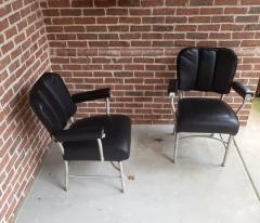 Warren McArthur Pair Armchair Warren McArthur Rare Model with Hidden Ashtrays - 1206938