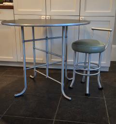 Warren McArthur Warren McArthur Furniture Corp Early Warren McArthur J Leg 36 Round Table Patent Applied For Label 1933 34 - 4414836