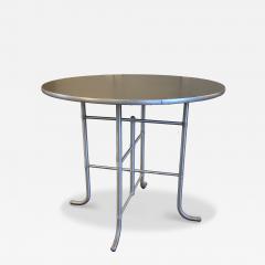 Warren McArthur Warren McArthur Furniture Corp Early Warren McArthur J Leg 36 Round Table Patent Applied For Label 1933 34 - 4419180