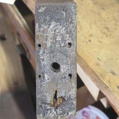 Warren McArthur Warren McArthur Furniture Corp Early Warren McArthur Reclining Shampoo Chair Custom Wood Base Model 1930s - 4410176