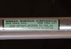 Warren McArthur Warren McArthur Furniture Corp Warren McArthur Anodized Aluminum Study Desk State Library of Virginia 1939 - 4472562