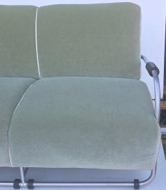 Warren McArthur Warren McArthur Furniture Corp Warren McArthur Style No 977L AUR 3 Seater Sofa Celadon Mohair 1938 - 4382045