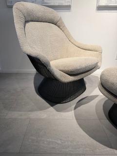 Warren Platner American Modern Bronze Frame Easy Lounge Chair and Ottoman 1966 - 4607490