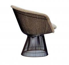 Warren Platner Mid Century Bronze Frame Warren Platner for Knoll Slipper Lounge Chairs - 4333818