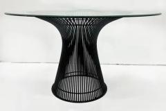 Warren Platner Mid Century Modern Warren Platner Knoll Steel Dining Table with Glass Top - 3528447