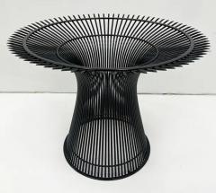 Warren Platner Mid Century Modern Warren Platner Knoll Steel Dining Table with Glass Top - 3528453