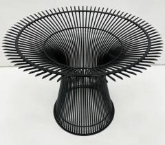 Warren Platner Mid Century Modern Warren Platner Knoll Steel Dining Table with Glass Top - 3528454