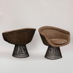 Warren Platner PAIR OF 1960s BRONZE WARREN PLATNER LOUNGE CHAIRS - 1237465