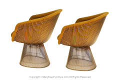 Warren Platner Pair Knoll International Warren Platner Wire Lounge Chair - 2982078