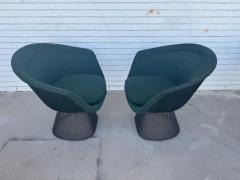 Warren Platner Pair Warren Platner Lounge Chairs by Knoll Furniture - 4175116