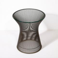 Warren Platner Pair of Mid Century Modernist Bronze Side Tables by Warren Platner - 3898699