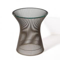 Warren Platner Pair of Mid Century Modernist Bronze Side Tables by Warren Platner - 3898700