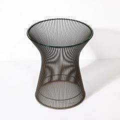 Warren Platner Pair of Mid Century Modernist Bronze Side Tables by Warren Platner - 3898780