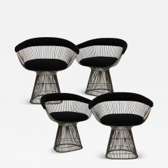 Warren Platner Set Of Four Chairs Designed By Warren Platner And Edited by Knoll 1960s - 4614097