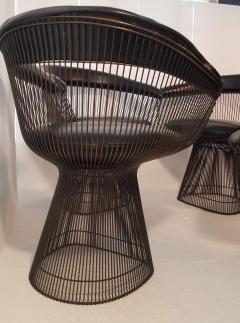 Warren Platner Set of Four Bronze Warren Platner Dining Chairs for Knoll c 1968 - 2539091