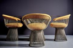 Warren Platner Set of Wire Dining Table and four Chairs by Warren Platner for Knoll - 4395537