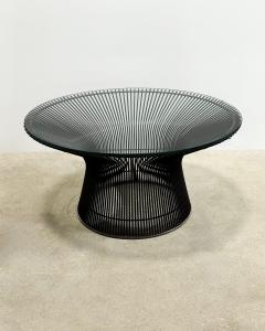 Warren Platner Warren Platner Bronze Base Coffee Table w Smoked Glass 1960 - 3484054