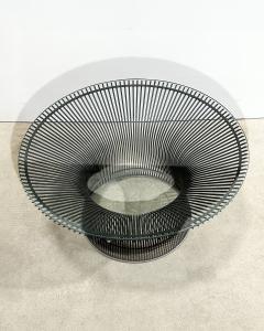 Warren Platner Warren Platner Bronze Base Coffee Table w Smoked Glass 1960 - 3484058