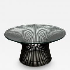 Warren Platner Warren Platner Bronze Base Coffee Table w Smoked Glass 1960 - 3487601