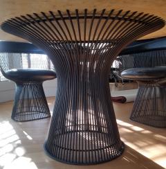 Warren Platner Warren Platner Original White Marble Top Bronze Dining Table Knoll 1960s - 2741219