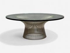 Warren Platner Warren Platner Steel Glass Coffee Table United States 21st C  - 4236543