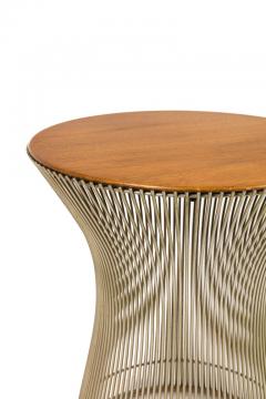 Warren Platner Warren Platner Walnut and Chrome Side Table for Knoll - 1090107