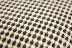 Warren Platner Warren Platner for Knoll Black Frame Dining Chairs in Kelly Wearstler Upholstery - 4280900