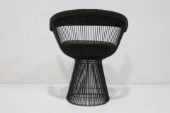 Warren Platner Warren Platner for Knoll Bronze Frame Dining Chairs in Deep Green Boucle - 4779109