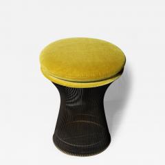 Warren Platner Warren Platner for Knoll Bronze Stool in Mohair - 2649397