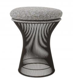 Warren Platner Warren Platner for Knoll Bronze Stool in Textured Boucle - 4779231