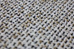Warren Platner Warren Platner for Knoll Bronze Stool in Textured Boucle - 4779234