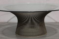 Warren Platner Warren Platner for Knoll Coffee Table with Beveled Glass Top - 2801022
