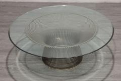 Warren Platner Warren Platner for Knoll Coffee Table with Beveled Glass Top - 2801024