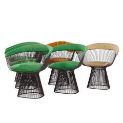 Warren Platner Warren Platner for Knoll Mid Century Bronze Dining Chairs Set of 6 - 4244209