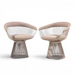 Warren Platner Warren Platner for Knoll Mid Century Dining Chairs Pair - 4576348