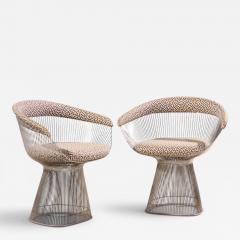 Warren Platner Warren Platner for Knoll Mid Century Dining Chairs Pair - 4576414
