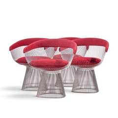 Warren Platner Warren Platner for Knoll Mid Century Dining Chairs Set of 4 - 4748811