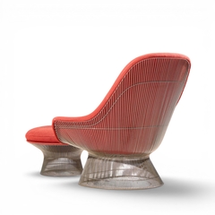 Warren Platner Warren Platner for Knoll Mid Century Easy Lounge Chair and Ottoman - 4712907