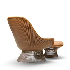 Warren Platner Warren Platner for Knoll Mid Century Easy Lounge Chair and Ottoman - 4739387