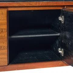 Warren Platner Warren Platner for Lehigh Leopold Mid Century Rosewood and Leather Top Credenza - 4410694