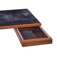 Warren Platner Warren Platner for Lehigh Leopold Rosewood Leather and Granite Executive Desk - 4410567