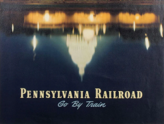 Washington Pennsylvania Railroad Go By Train Vintage Travel Poster 1949 - 3692477