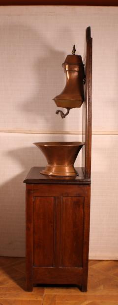 Washstand With Copper Reservoir 19th Century france - 2305047